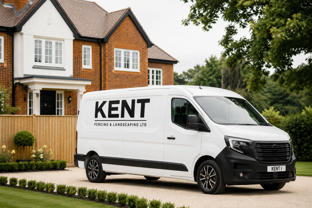Kent Fencing and Landscaping team at work